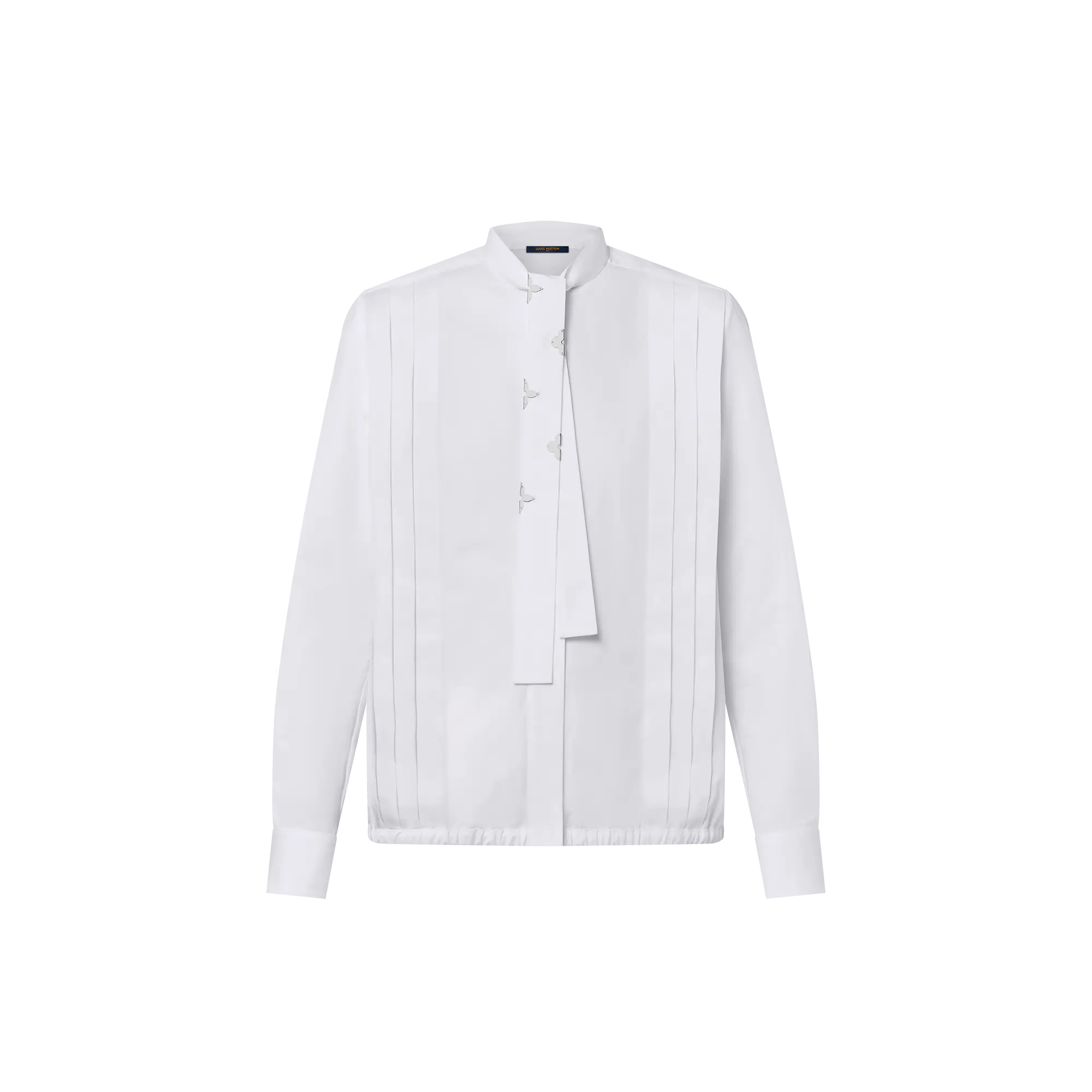 Pleat Detail Lavallière Blouse - 1