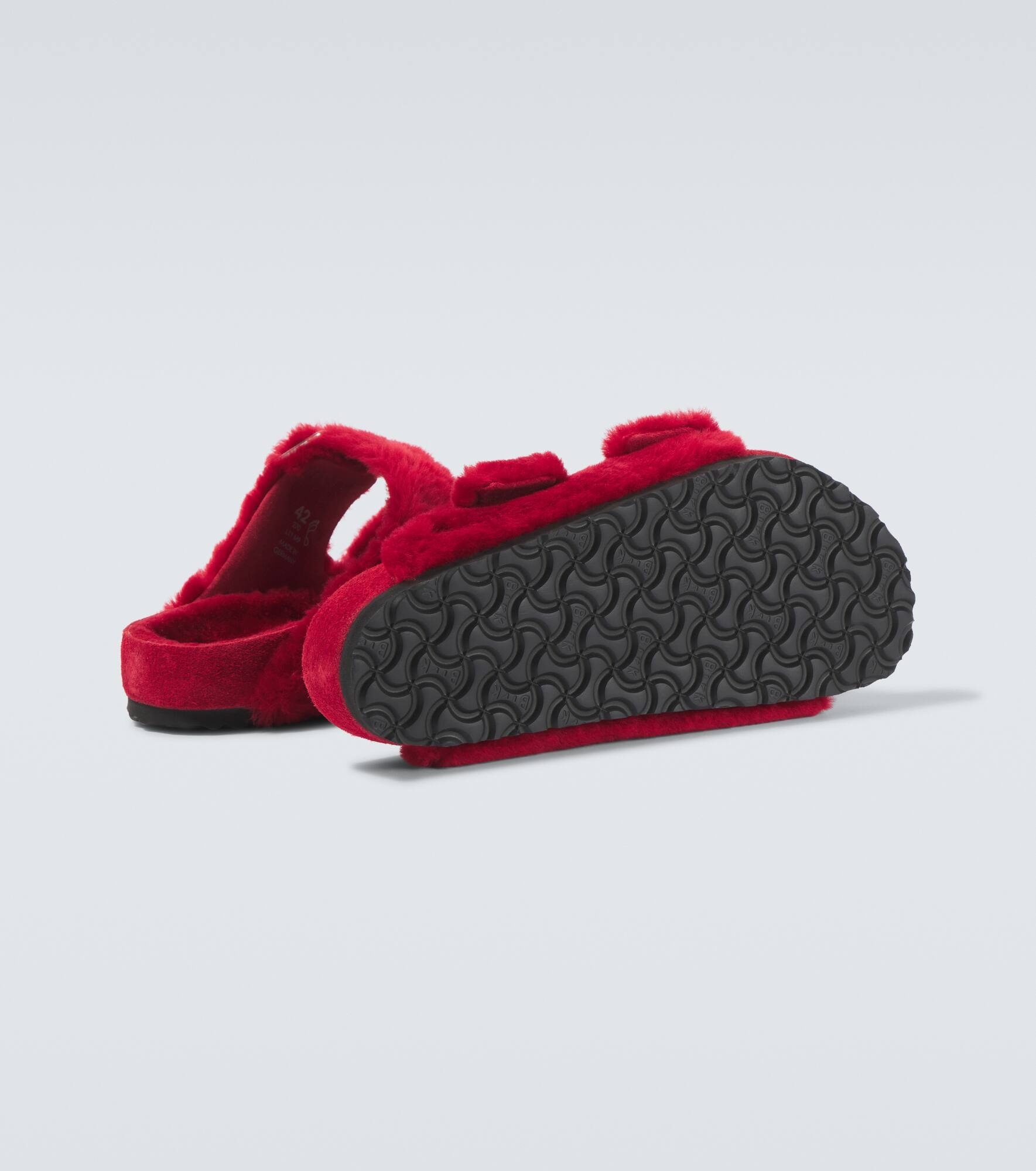 Arizona 1774 shearling-lined suede sandals - 7