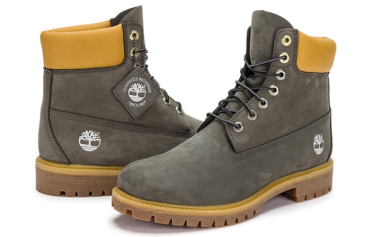 Timberland 6 Inch Premium Waterproof Boot 'Dark Green Nubuck' A6873W - 5