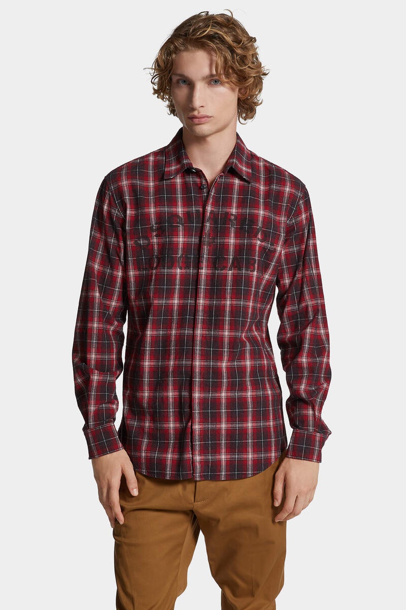 DSQUARED2 PRINTED RELAX DAN SHIRT - 3