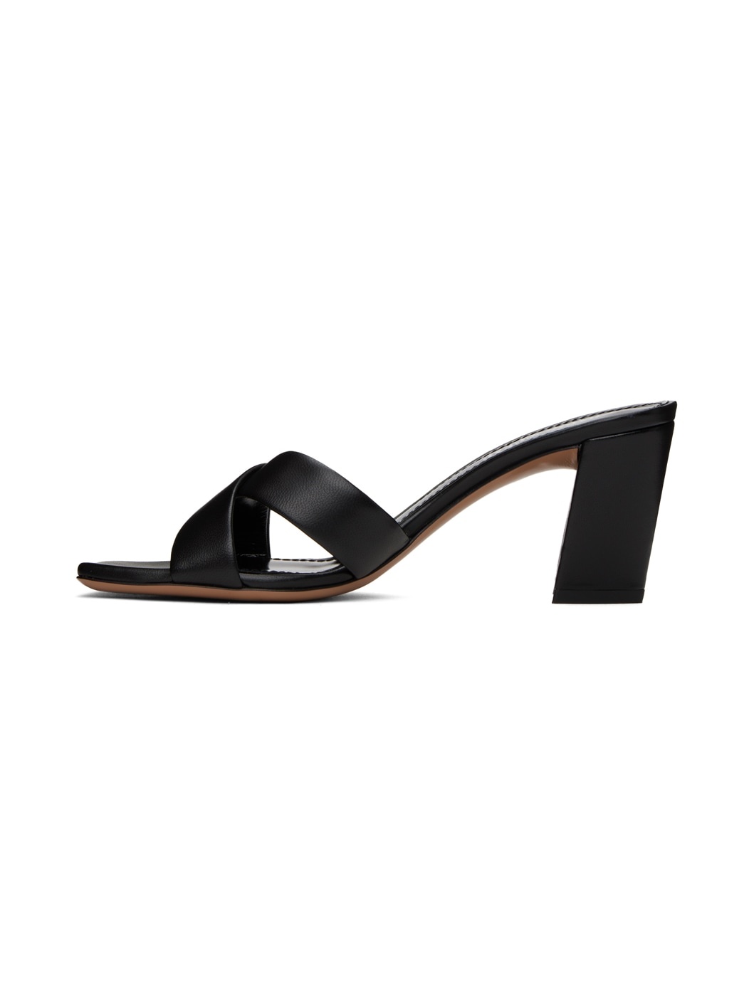 Black Dafne 70 Mules - 3