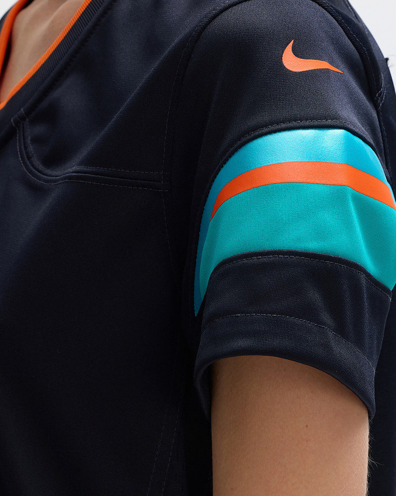Jaylen Waddle Miami Dolphins Rivalries Collection Women’s Nike NFL Game Jersey 7