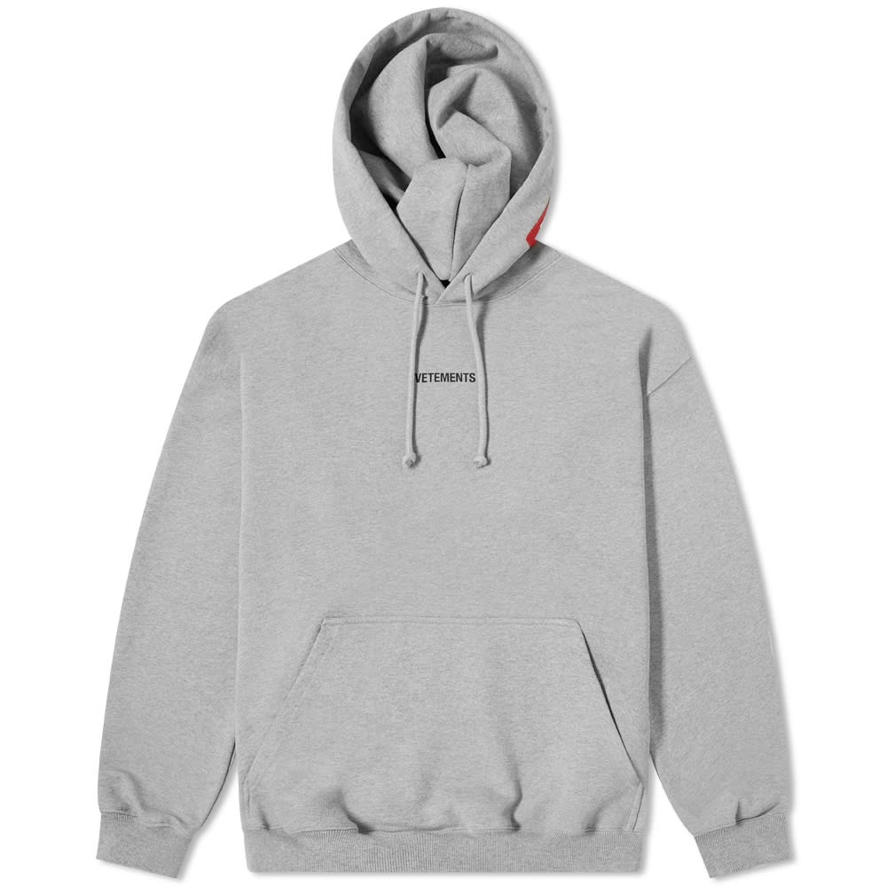 VETEMENTS Oversize Logo Patch Hoody - 1