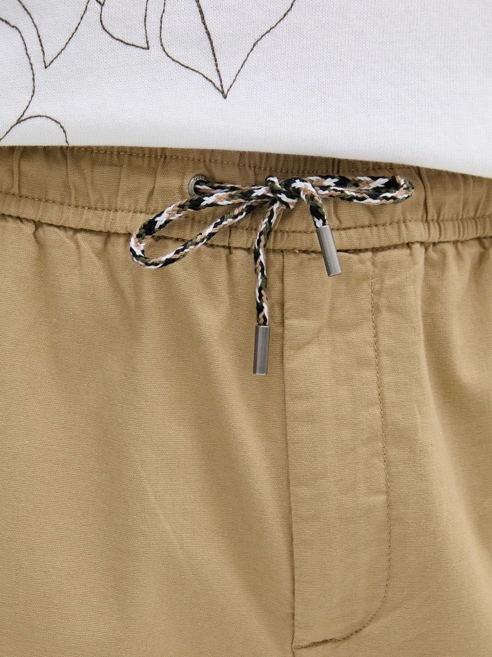 drawstring-waist trousers - 4