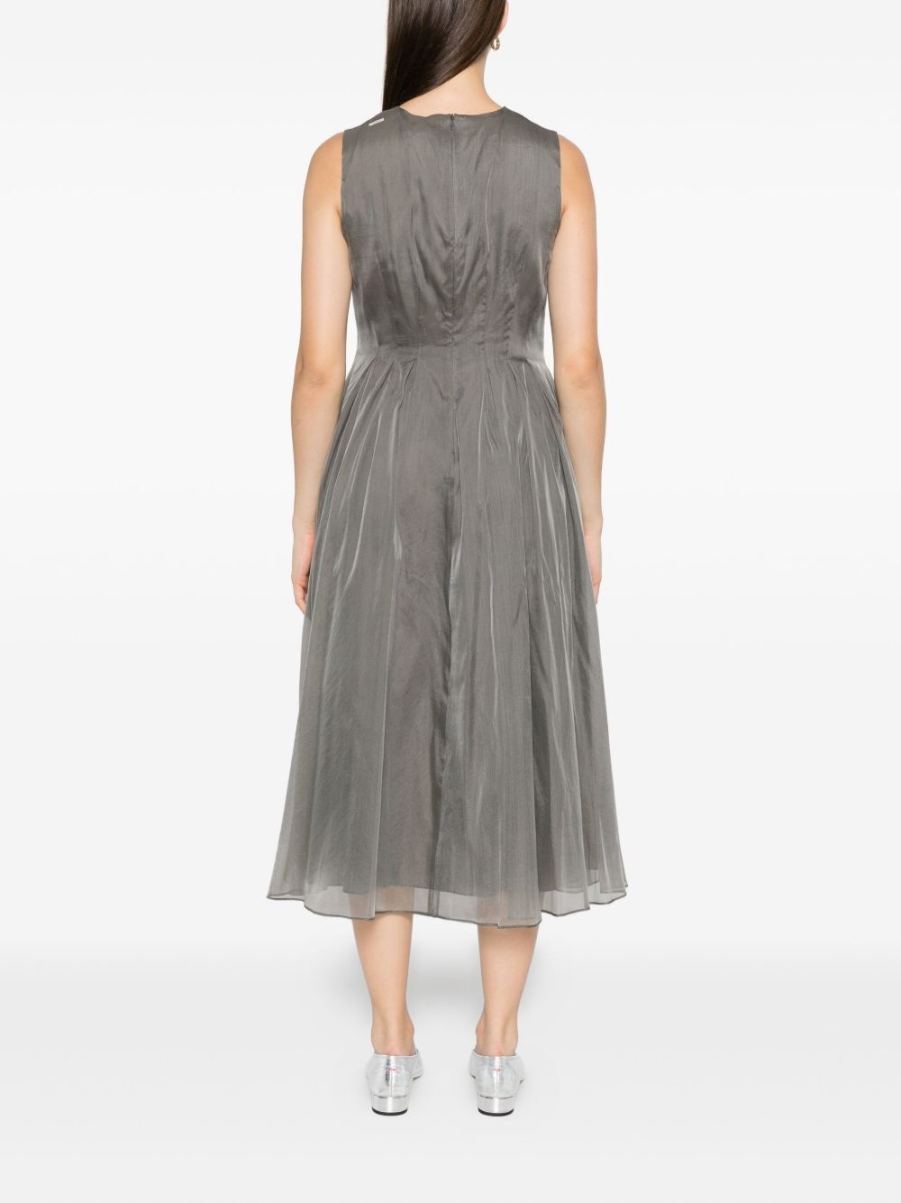 crystal-embellished midi dress - 4