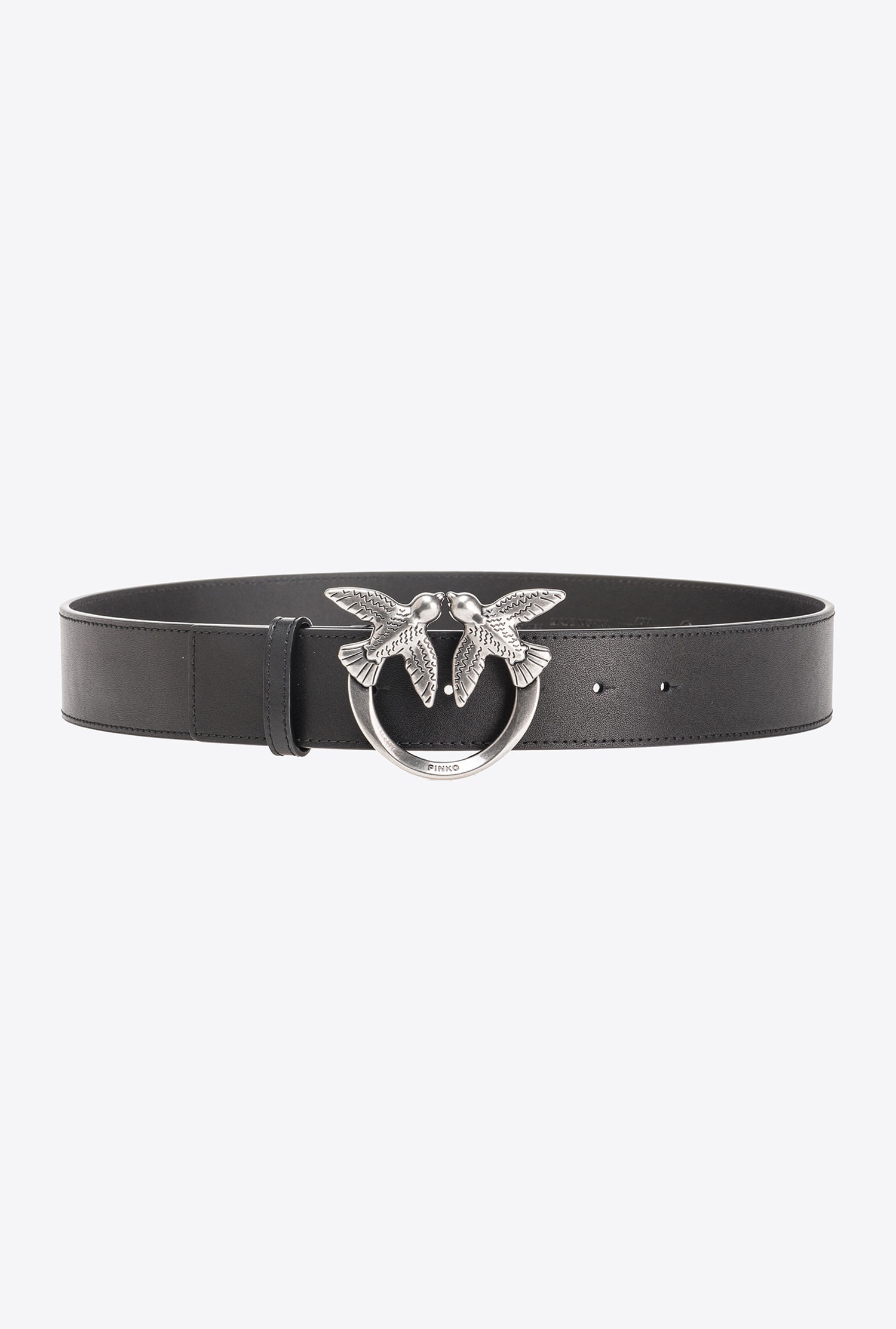 LOVE BIRDS HIGH LEATHER BELT 4CM - 1