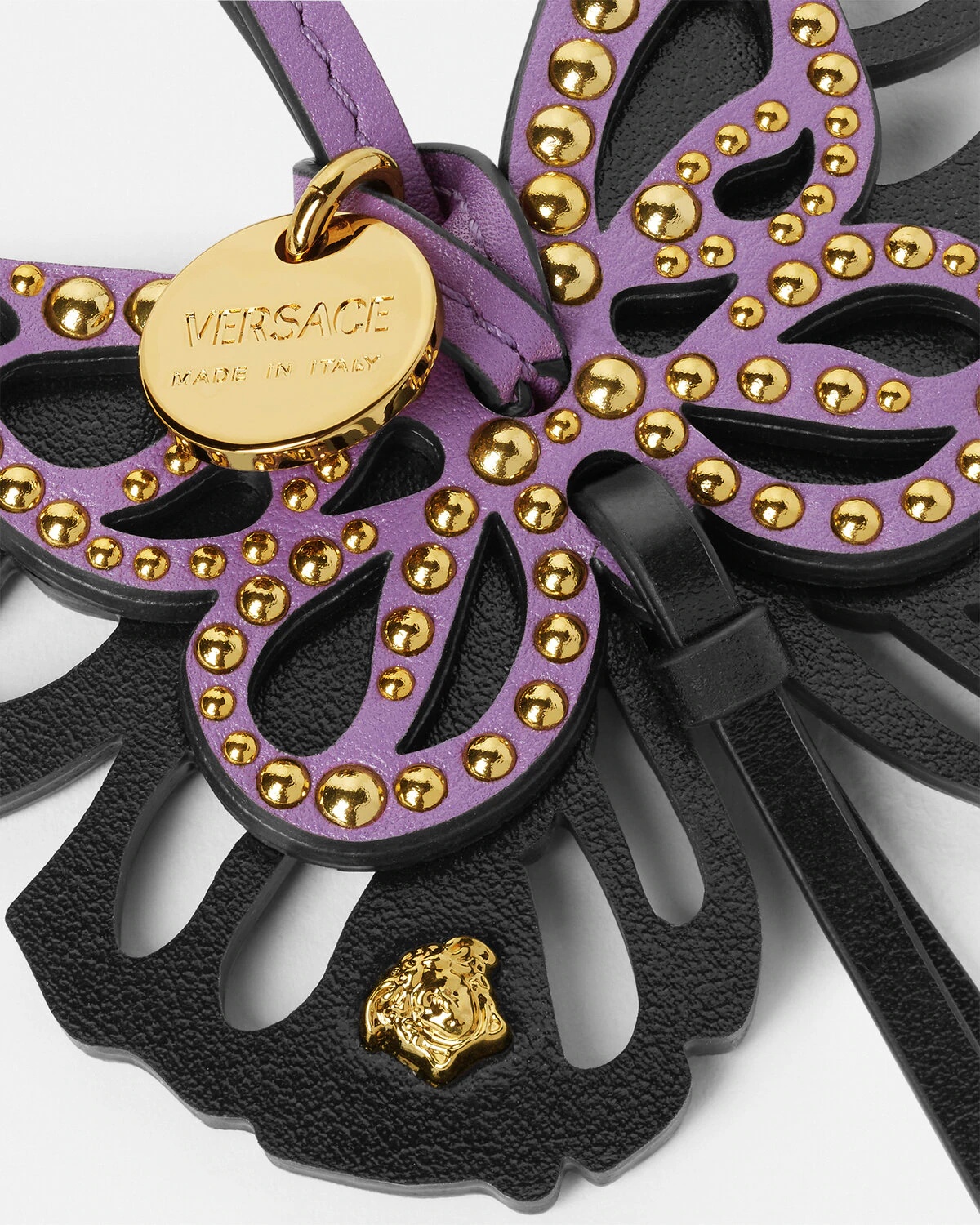 Butterfly Leather Charm - 2