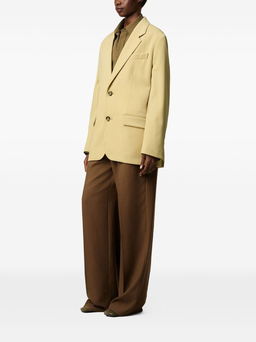 two-button wool jacket - 3