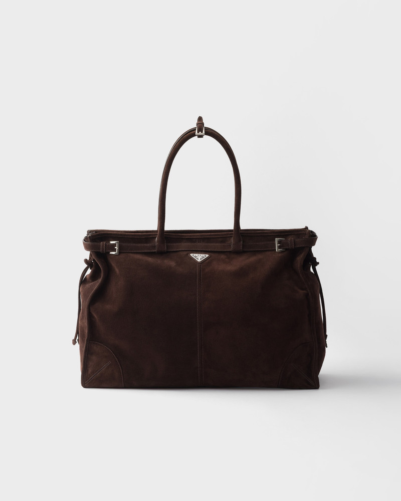 Prada Bonnie suede tote bag 1