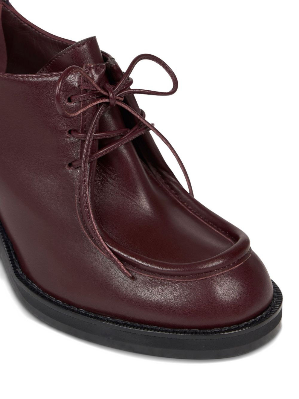 75mm lace-up texan-heel pumps - 4