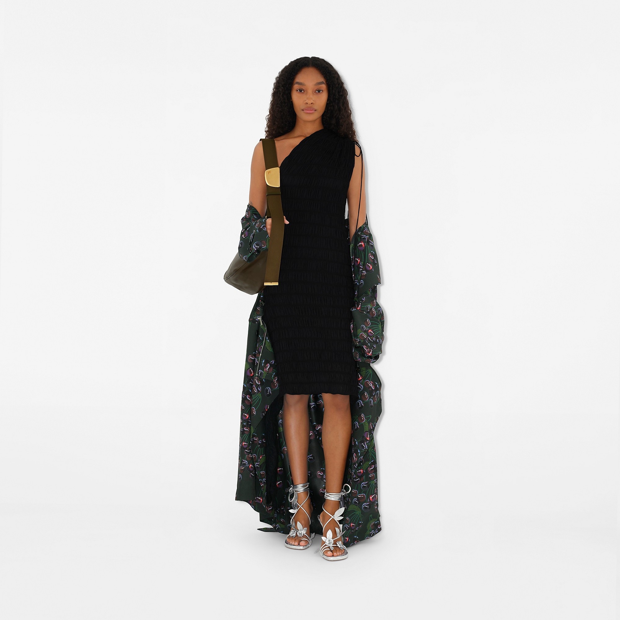 Long Cherry Trench Coat - 5