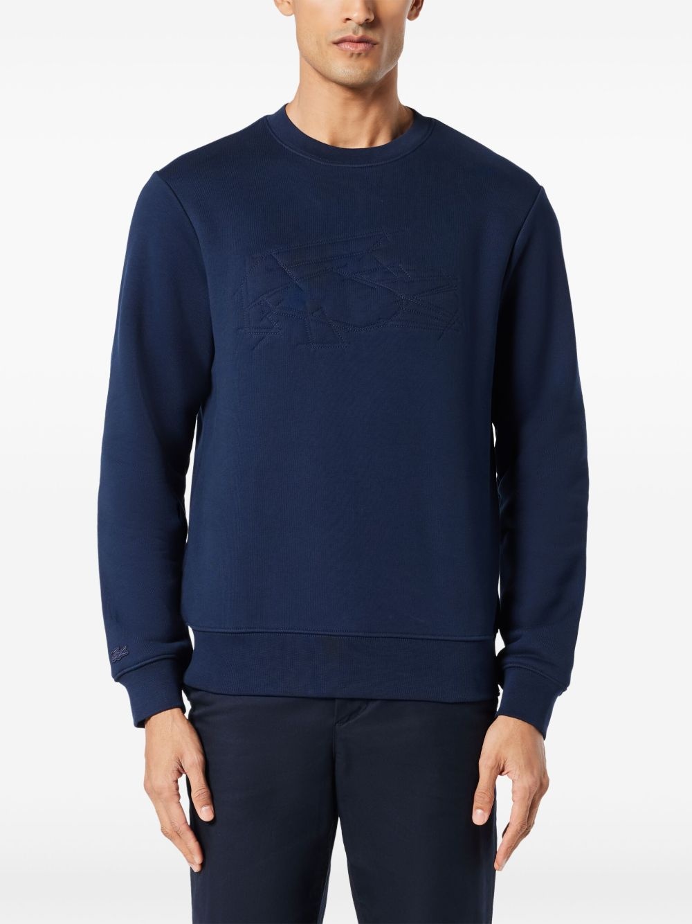 crocodile-embroidered sweatshirt - 3