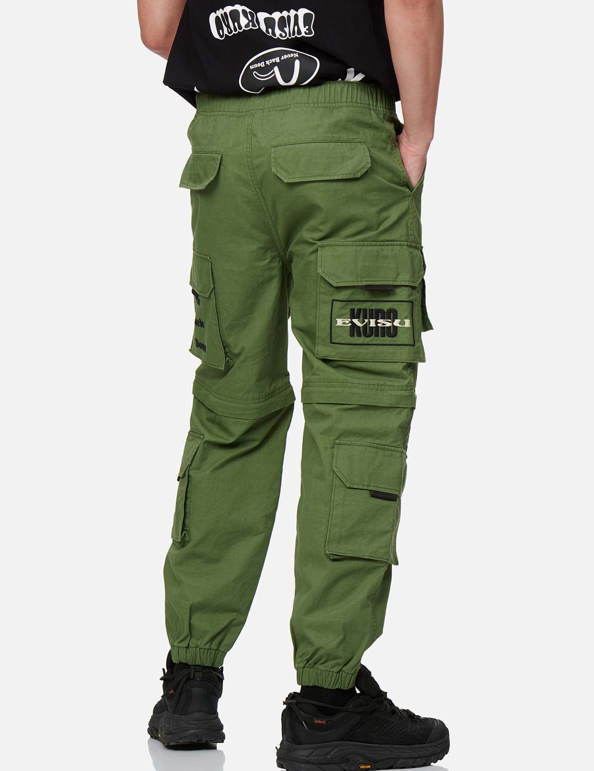 Pigment Washed Cargo Pants - 3