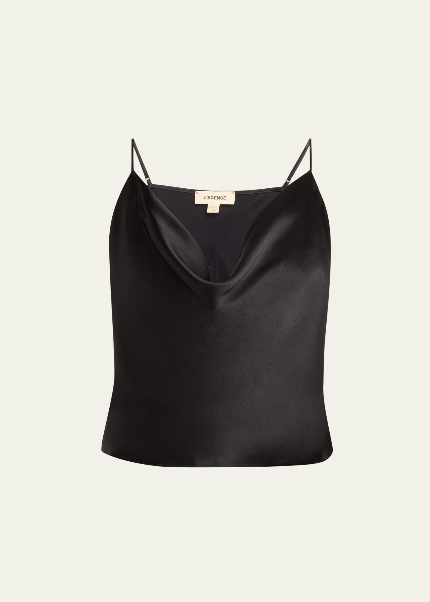 Calista Cowl-Neck Silk Camisole - 1