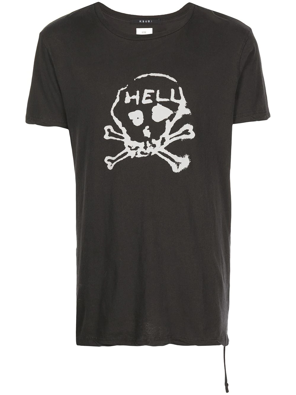 skull-print short-sleeved T-shirt - 1