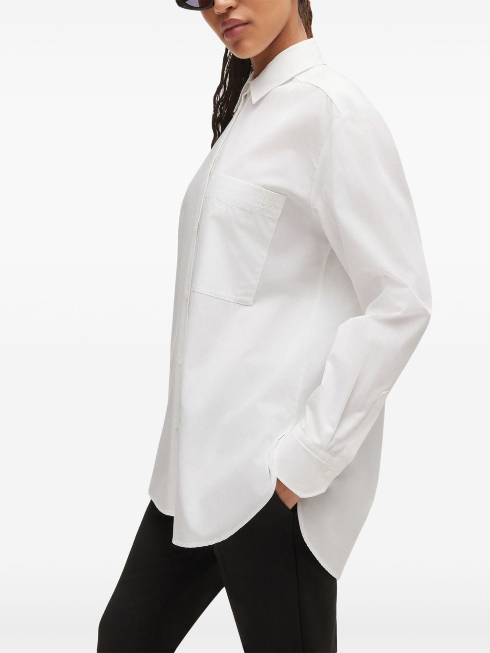 long-sleeve cotton shirt - 6