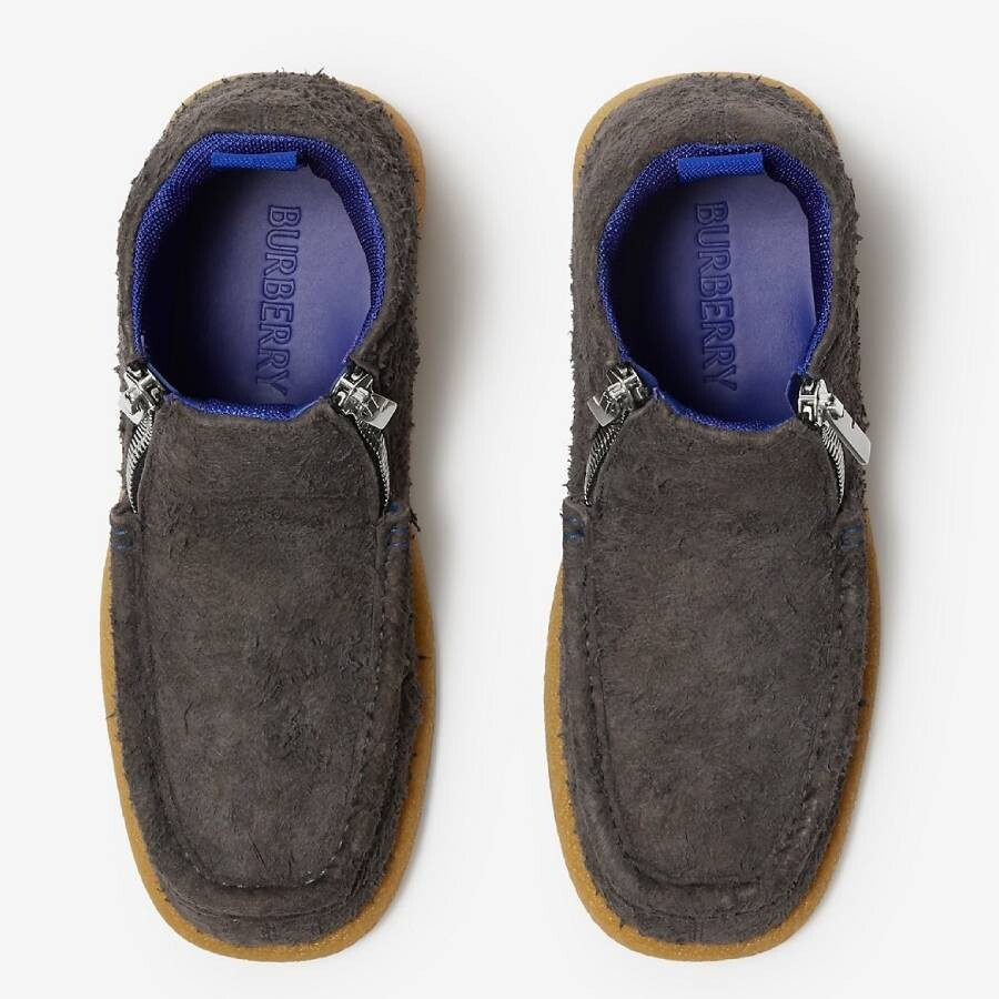 Burberry Suede Chance Boots - 4