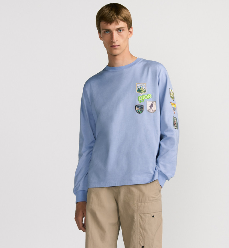 Dior Mountain Long-Sleeved T-Shirt, Relaxed Fit 2