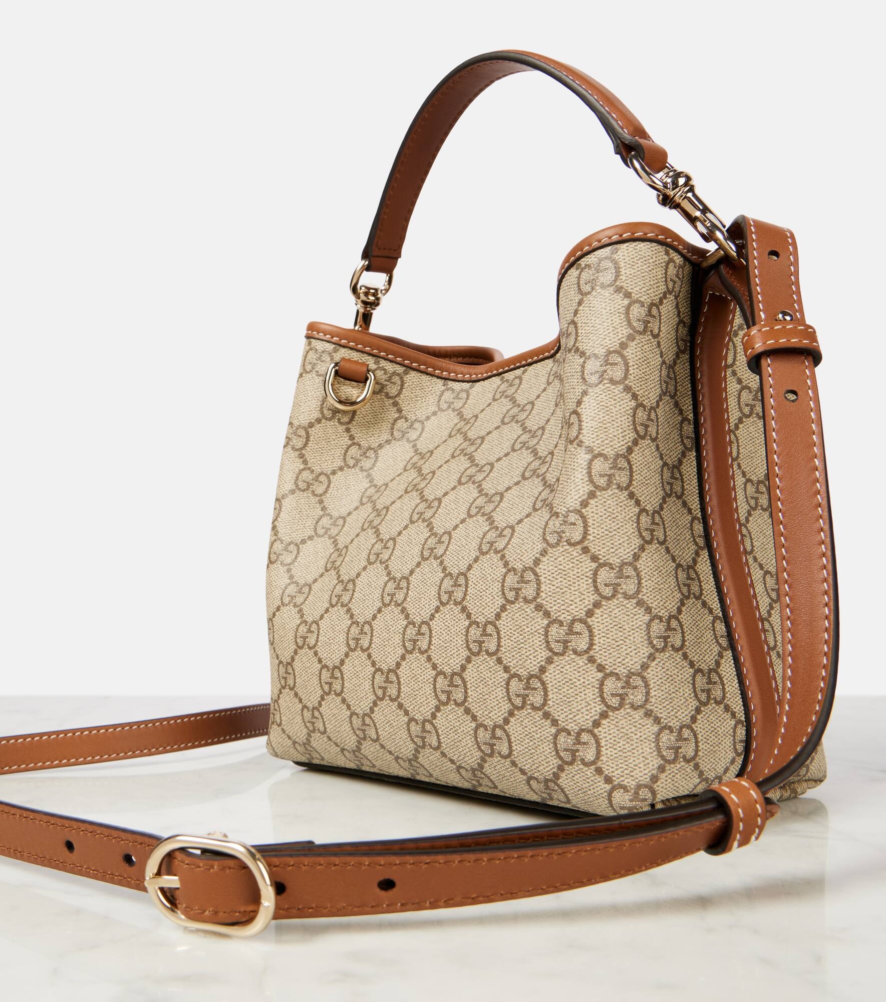 GG Emblem Small bucket bag - 6