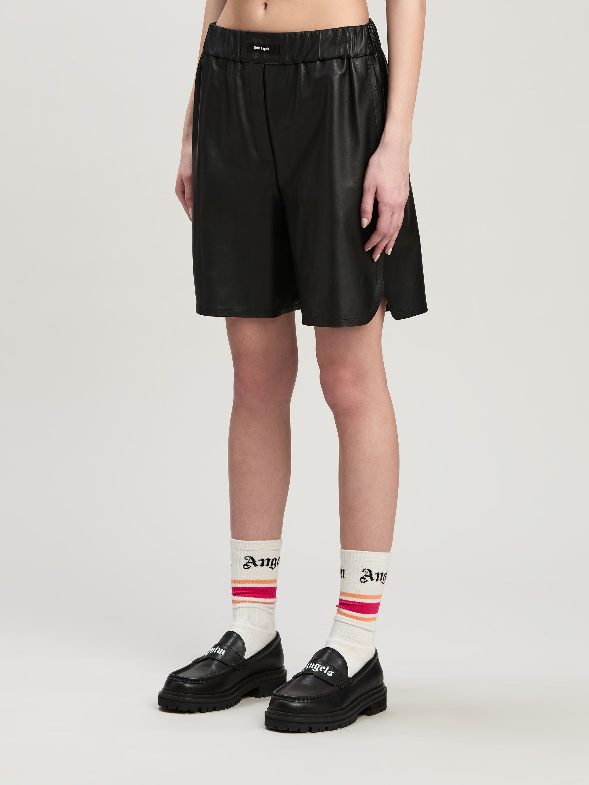 Monogram Leather Shorts - 4
