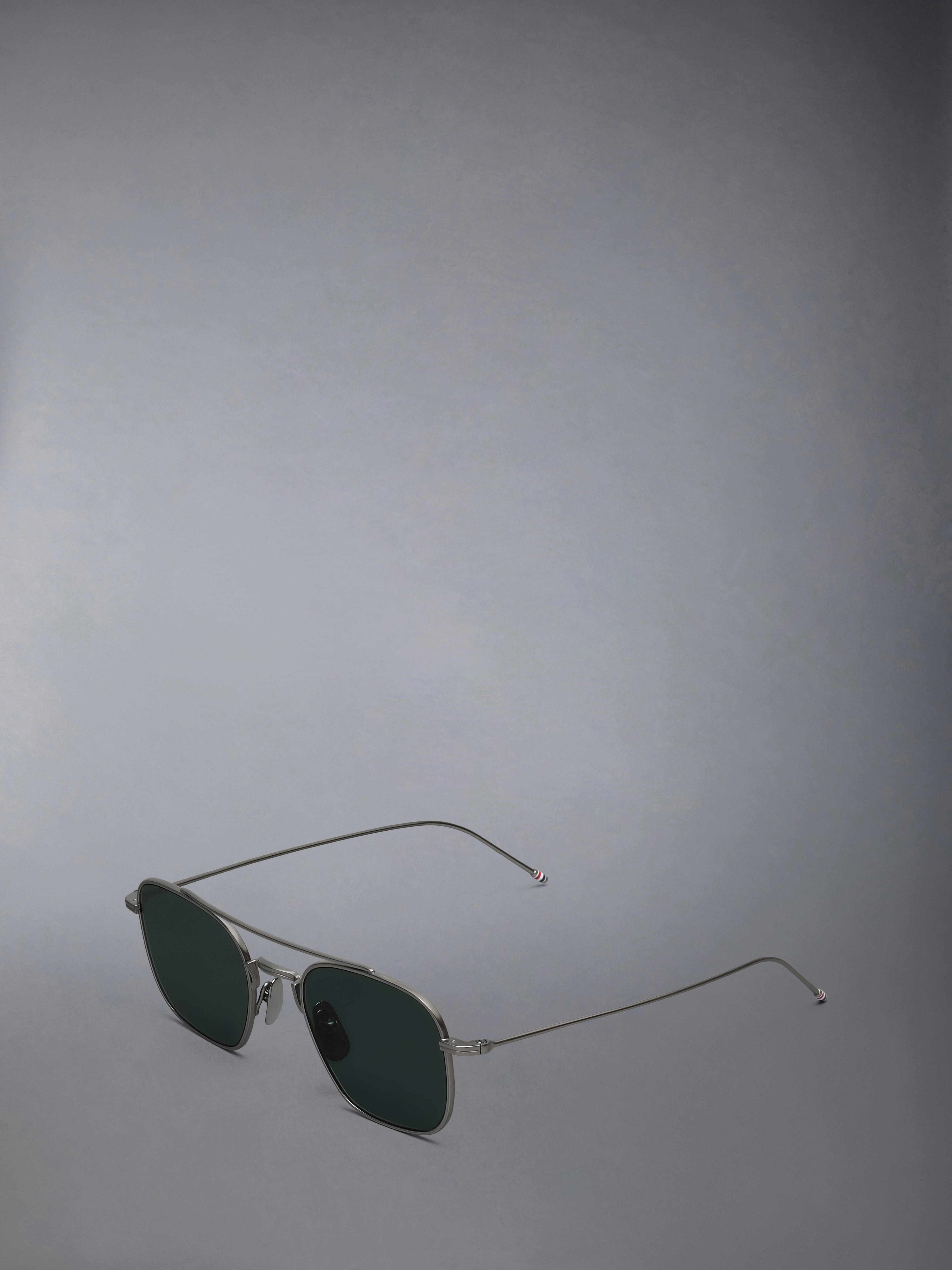 TITANIUM SQUARED AVIATOR SUNGLASSES - 2