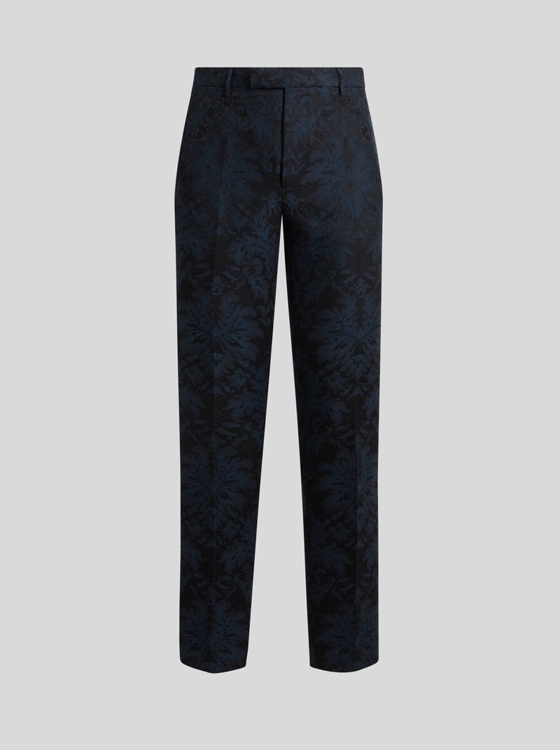 FLORAL JACQUARD TROUSERS 1