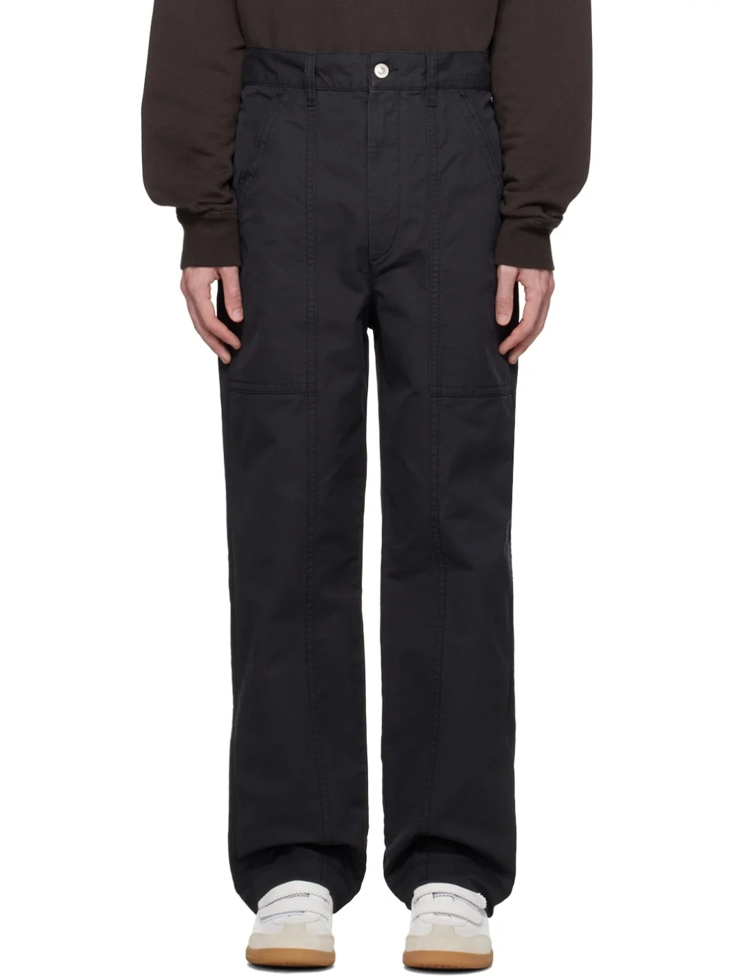 Black Leonel Trousers - 1