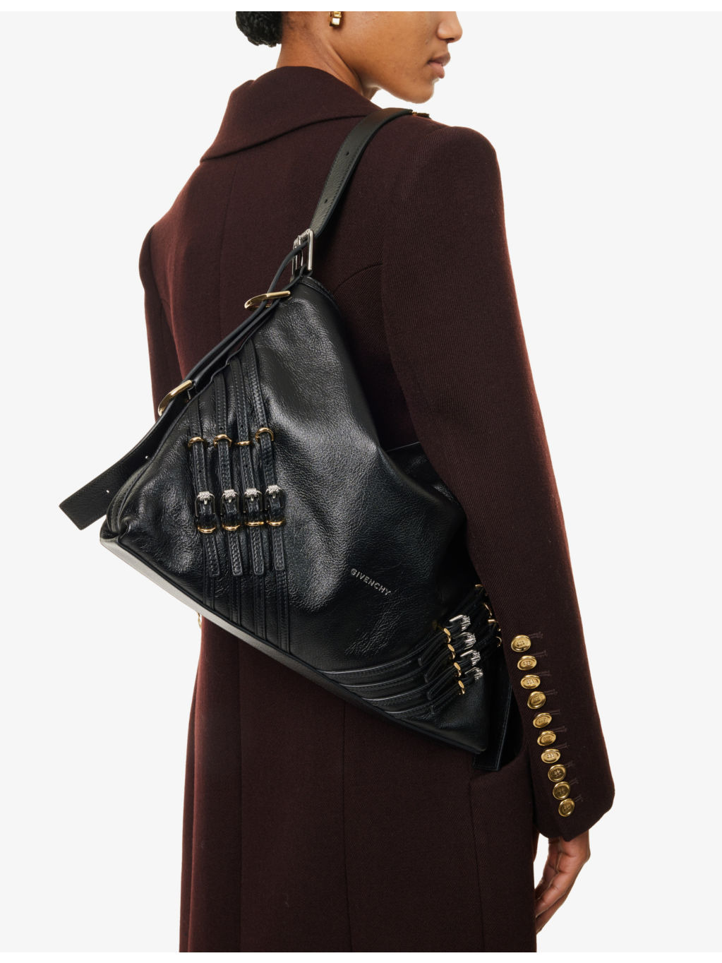 Voyou medium leather shoulder bag - 2