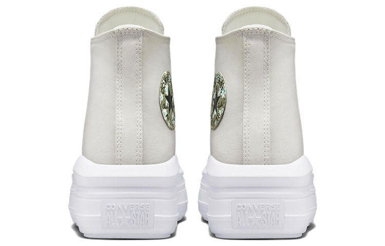 (WMNS) Converse Chuck Taylor All Star Move Platform 'Gray Green' A00838C - 5