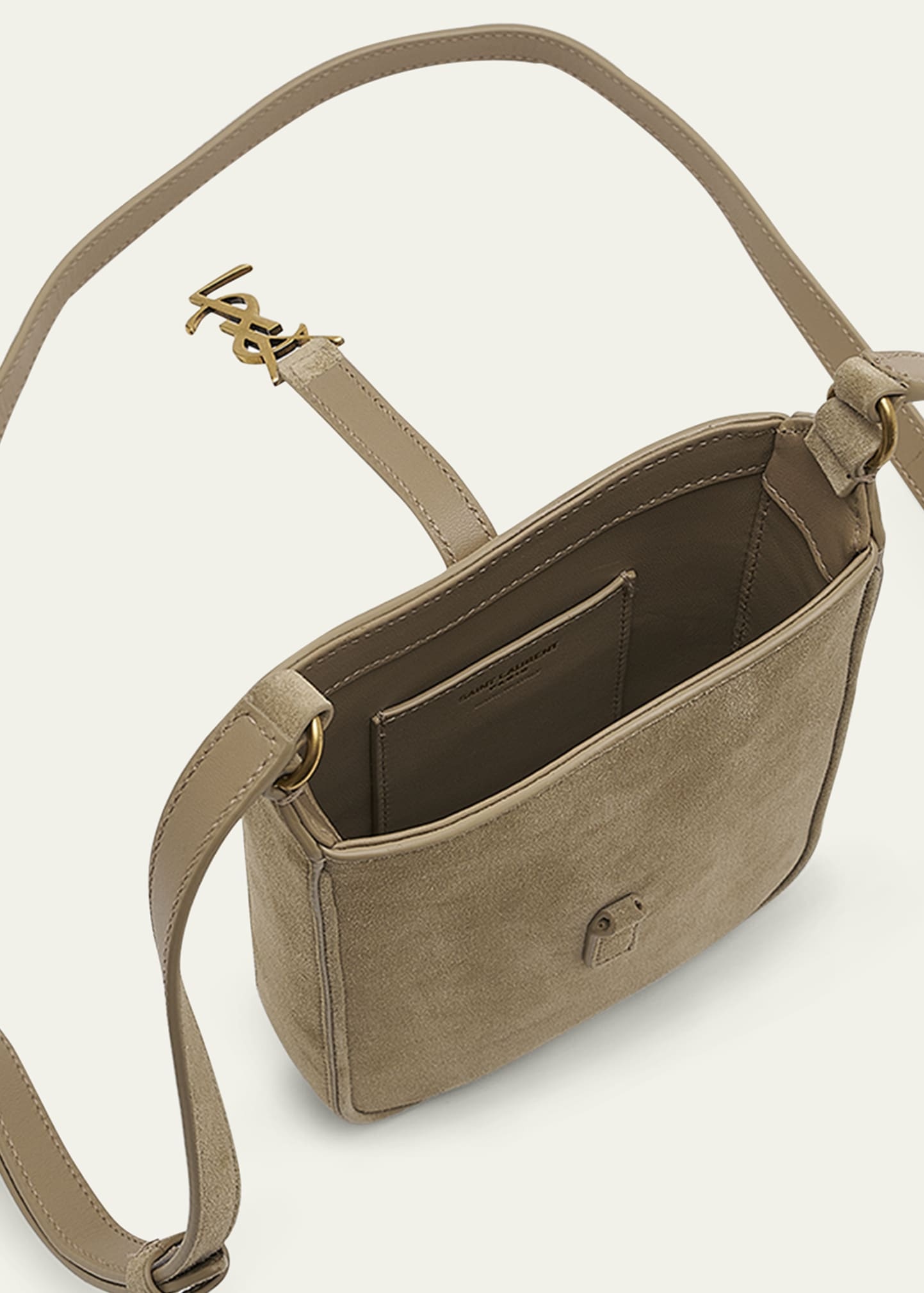 Le 5 A 7 Mini Suede Bucket Bag - 4