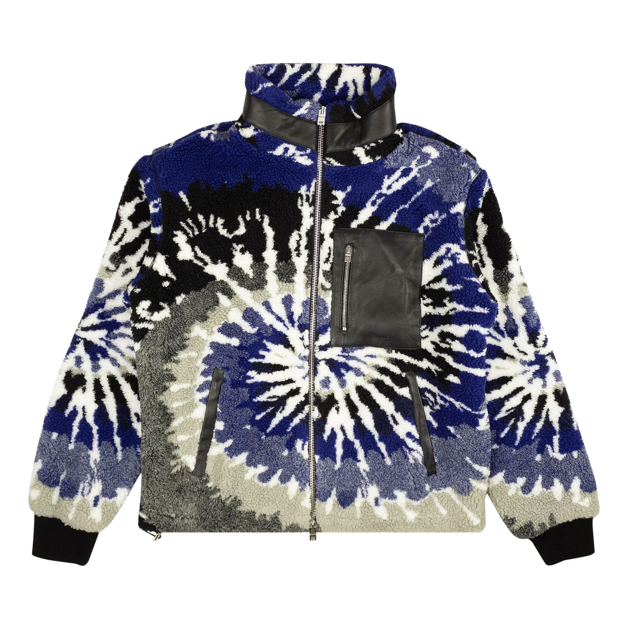 Amiri Tie Dye Track Jacket 'Blue/Black' - 1