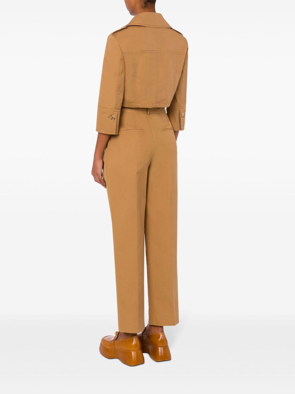 cropped double-breasted jacket - 3