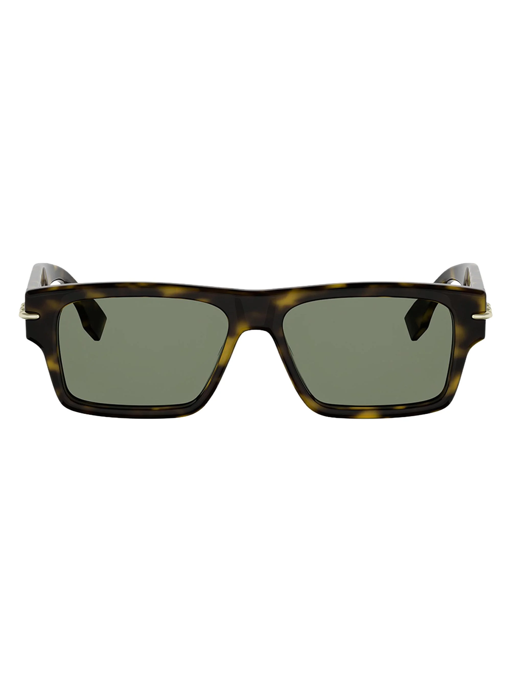 Men Selleria 54MM Rectangular Sunglasses - Dark Havana Green - 1