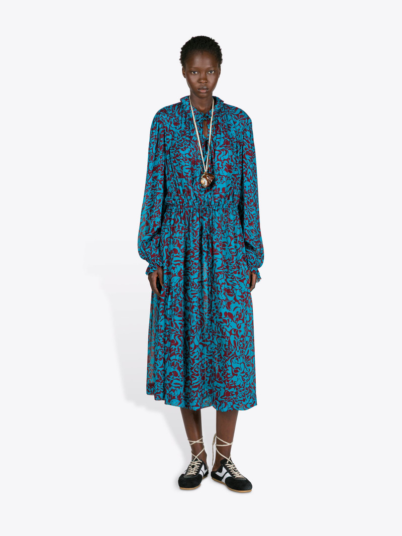 Dries Van Noten PRINTED VISCOSE DRESS outlook