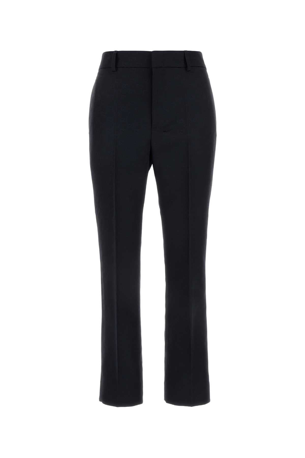 Gucci Women Embroidered Cotton Blend Pant - 1