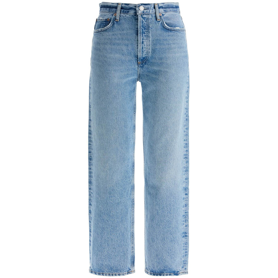Agolde Ladies Infinite Vintage Indigo 90s Pinch Waist High Rise Straight Jeans - 5