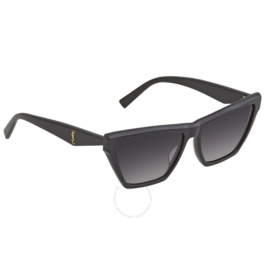 Saint Laurent Grey Gradient Cat Eye Ladies Sunglasses SL M103 001 58 - 3