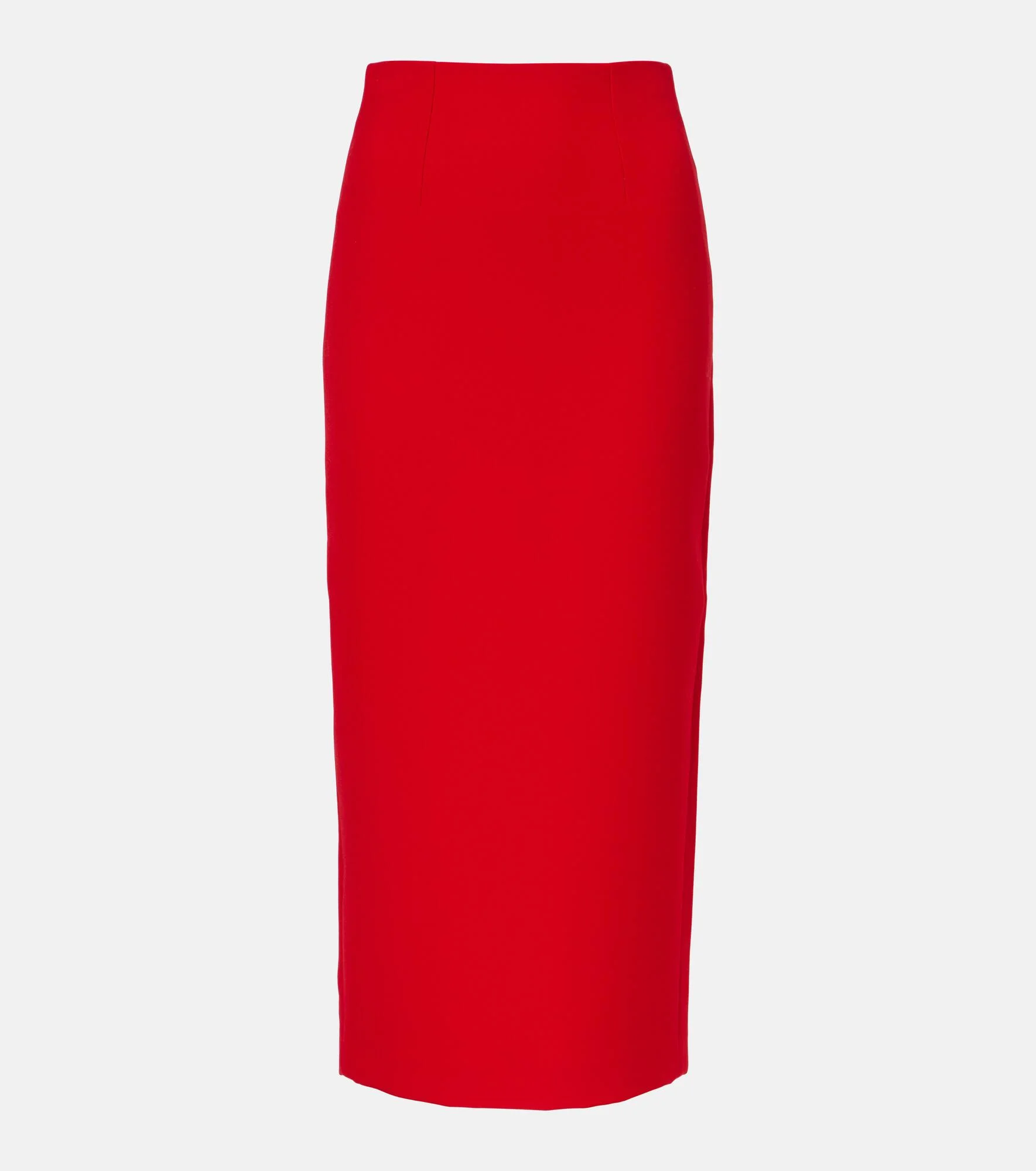 Crêpe pencil skirt - 1