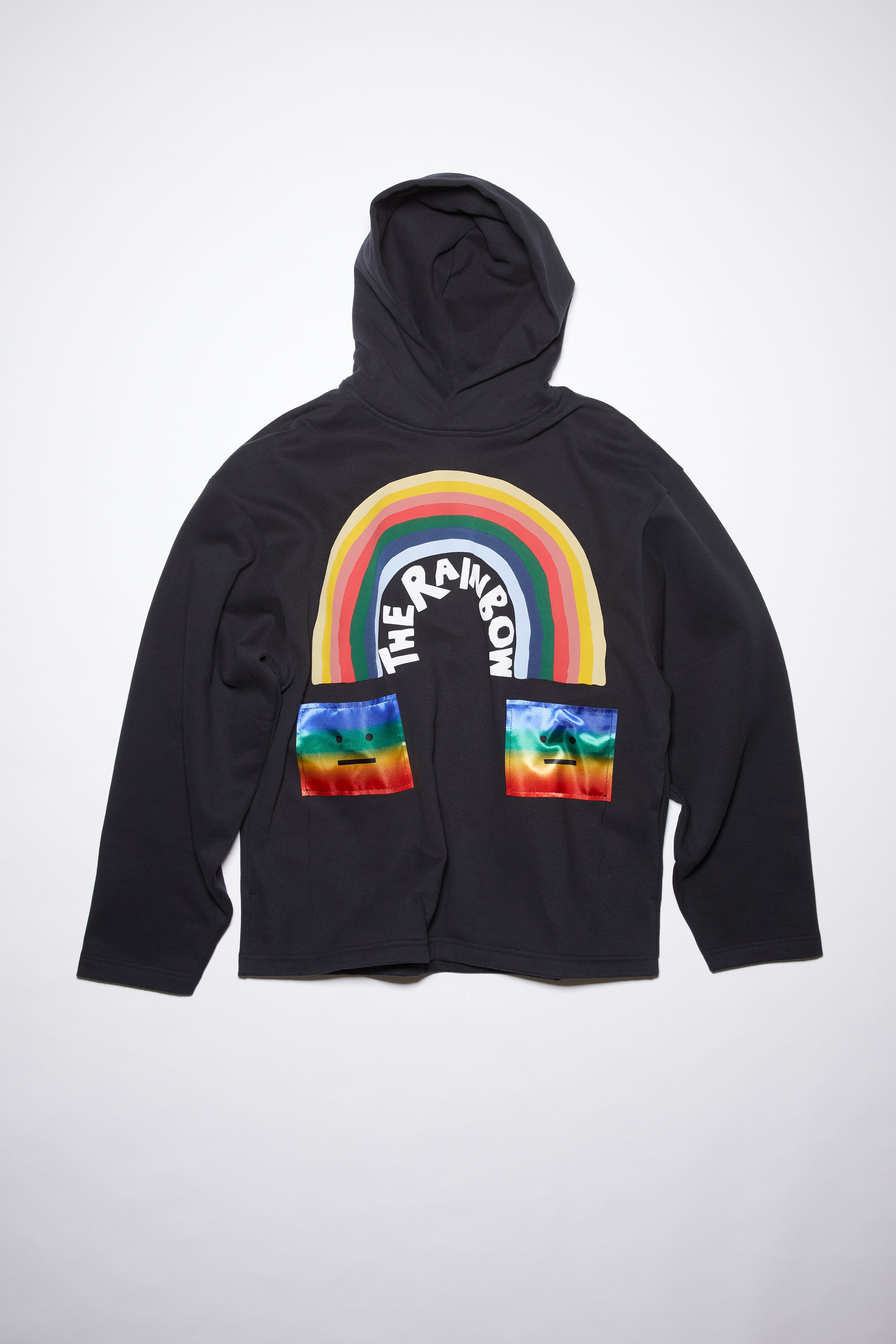 Rainbow hooded sweatshirt - Black - 6