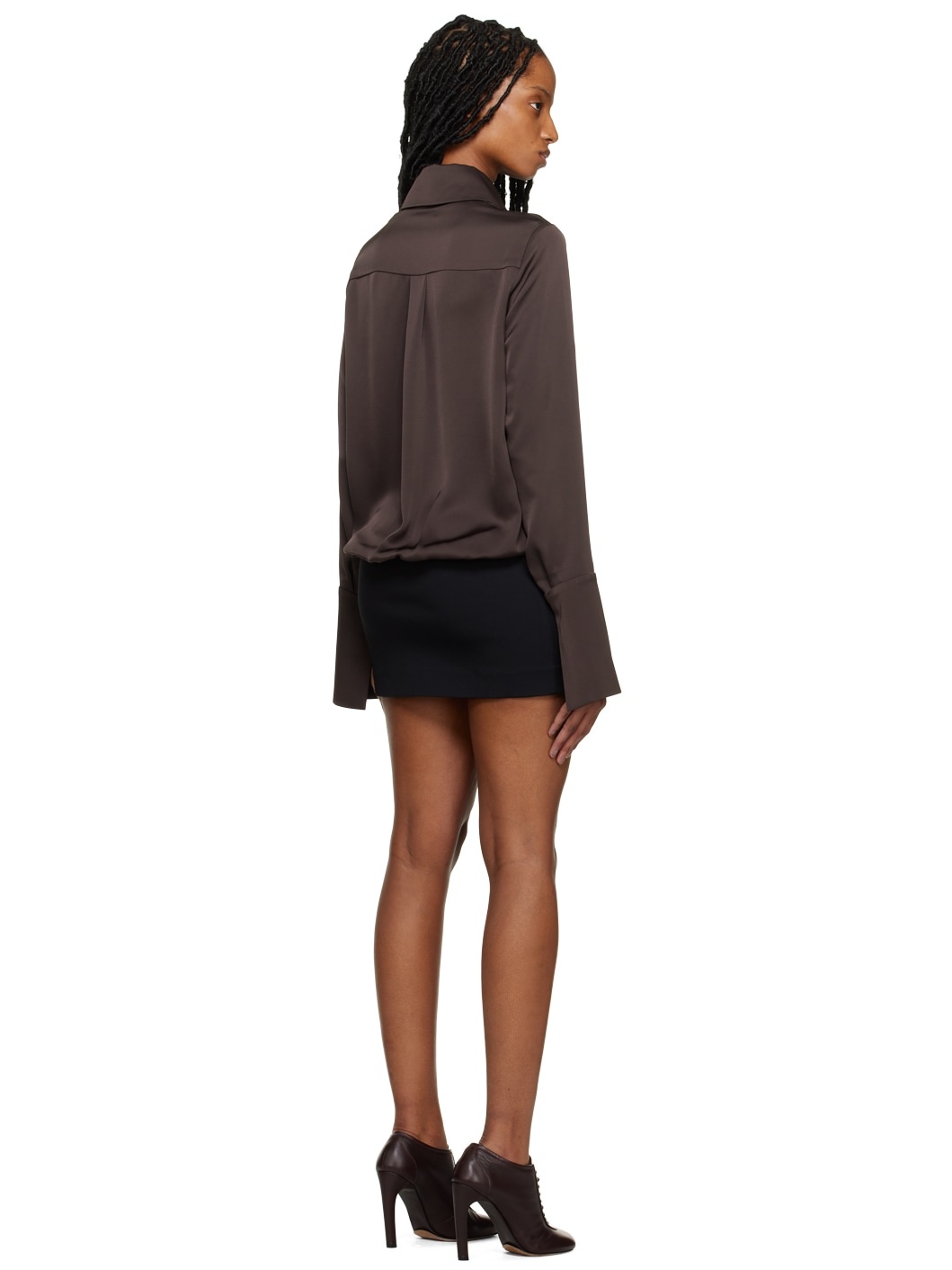 SSENSE Work Capsule – Brown Dara Minidress - 3