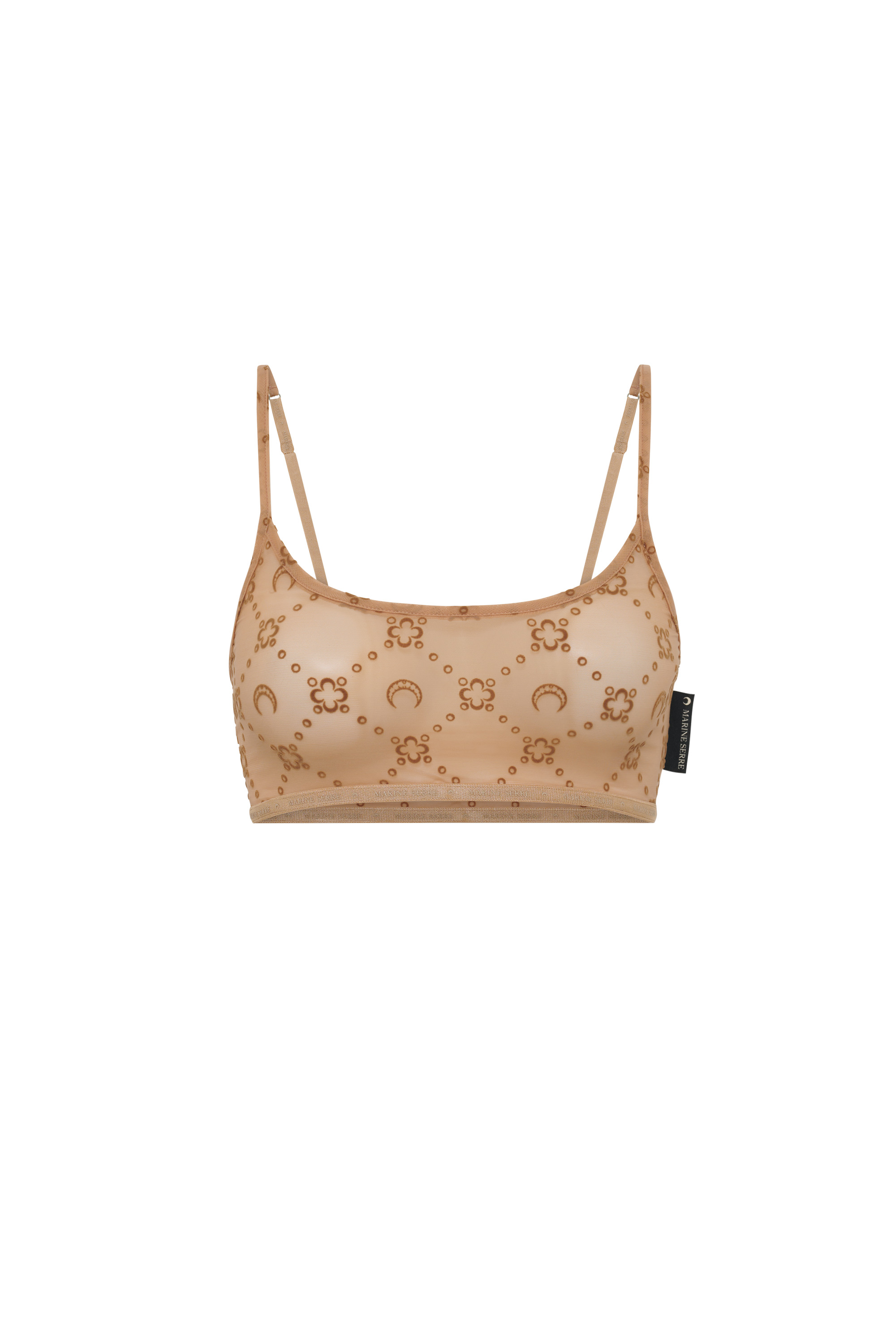 Recycled Mesh Flock Bralette - 1
