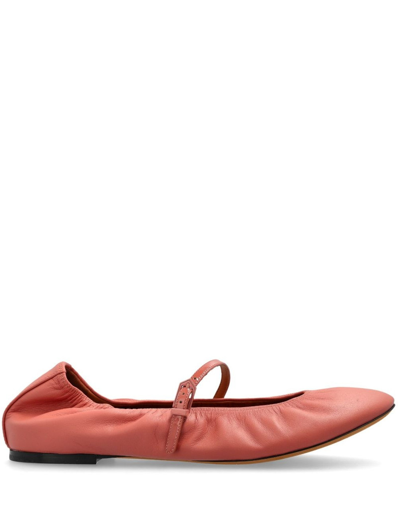 leather ballerina shoes 1