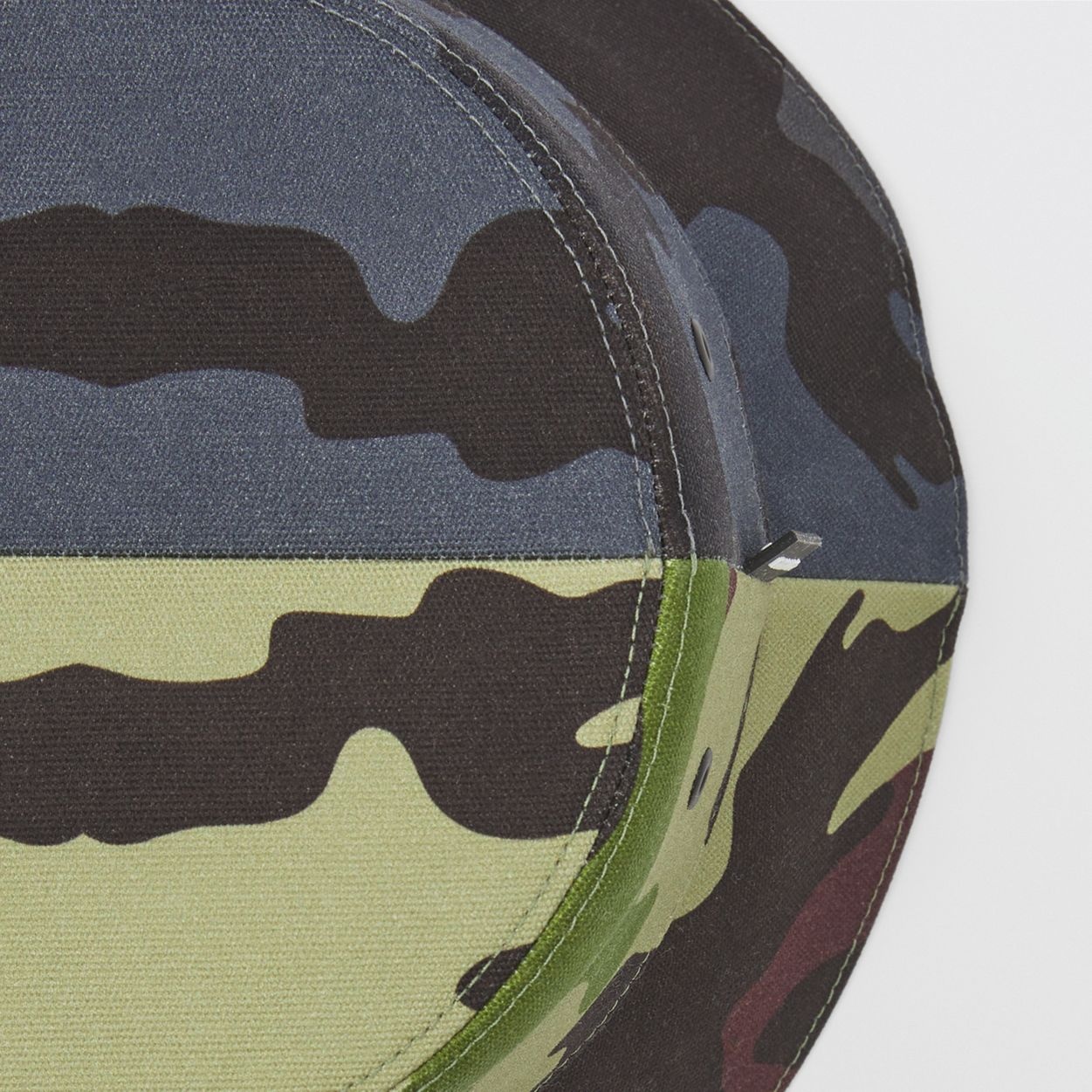 Camouflage Print Cotton Bucket Hat - 2