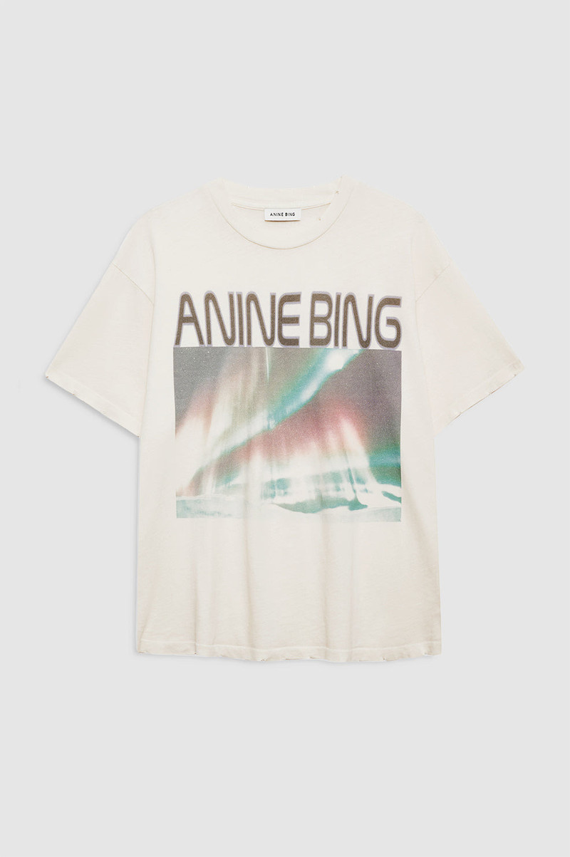 Cade Tee Northern Lights - Off White 1
