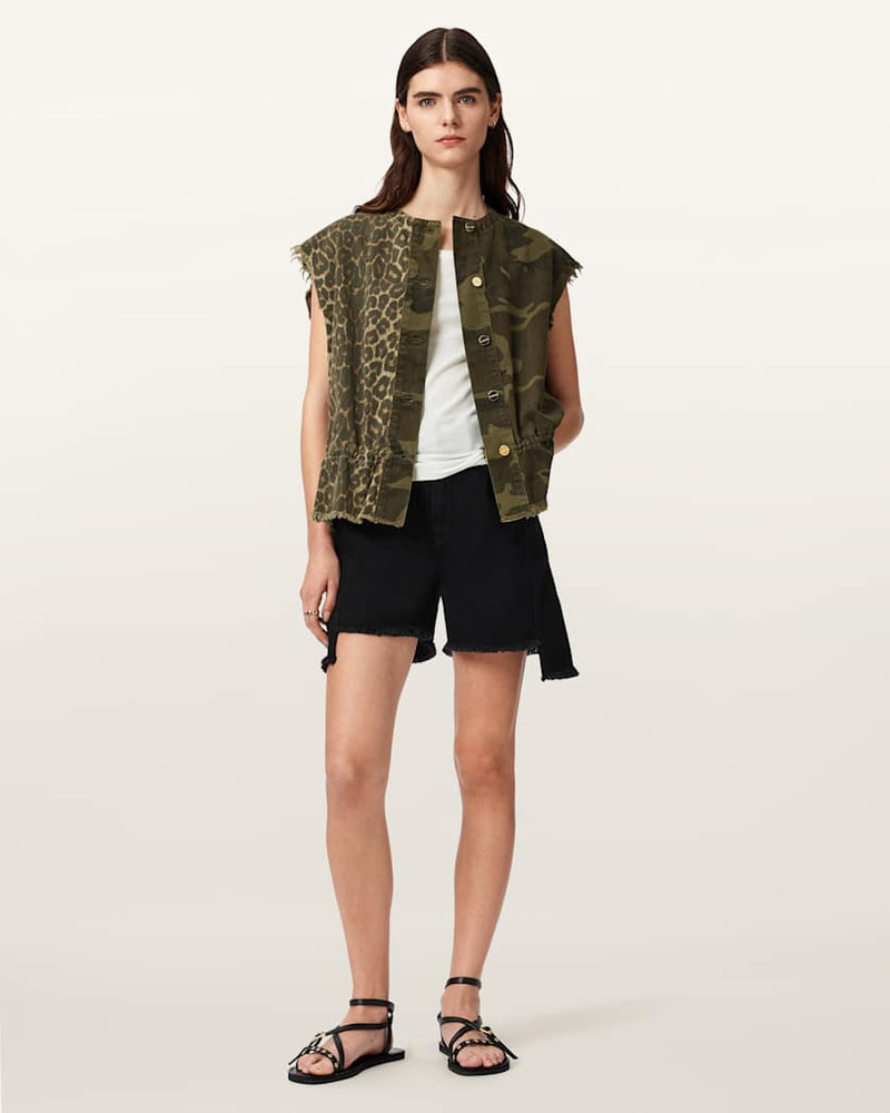 SOFI CAMO LEOPARD PRINT VEST 5