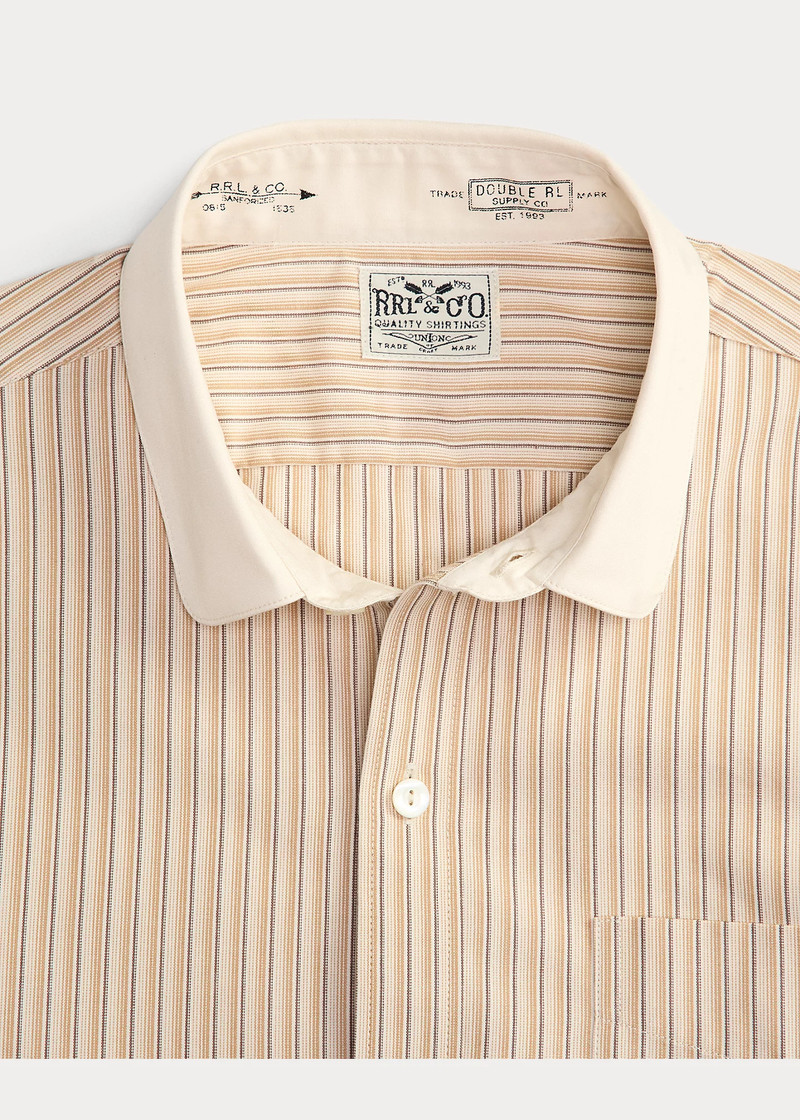 Slim Fit Striped Dobby Shirt 7