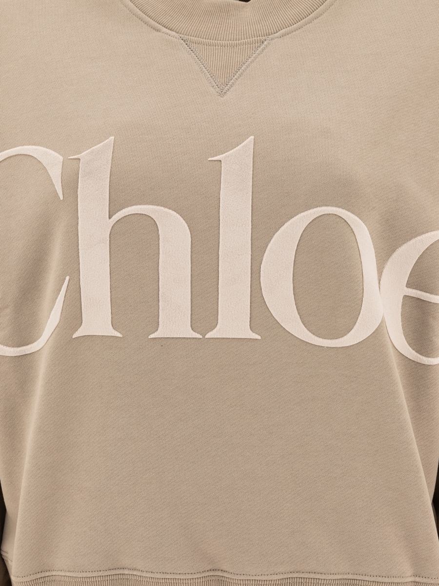 Chloé Cotton Fleece Sweatshirt - 3