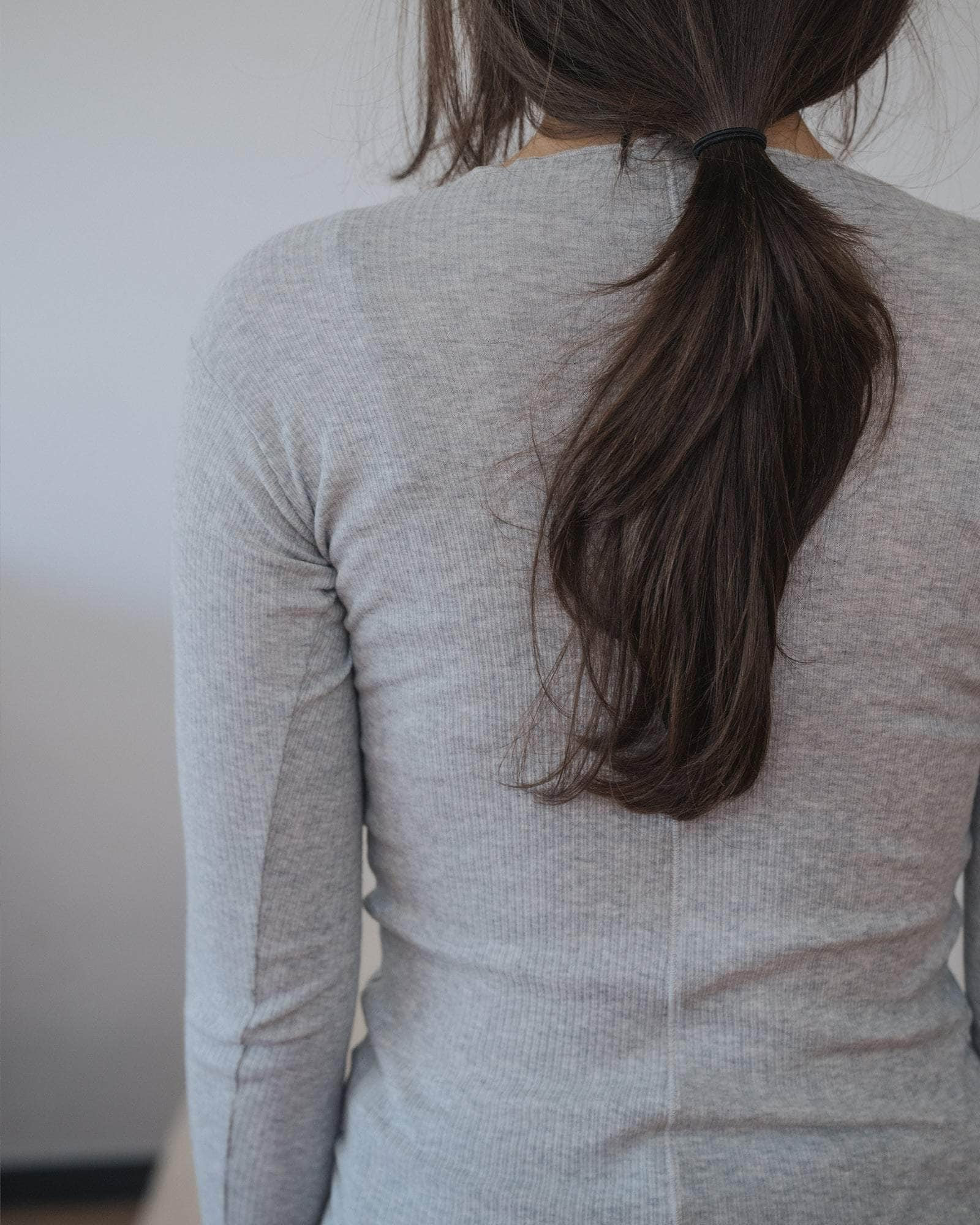 Pama Long Sleeve Tee - Fine Organic Cotton Rib - 5
