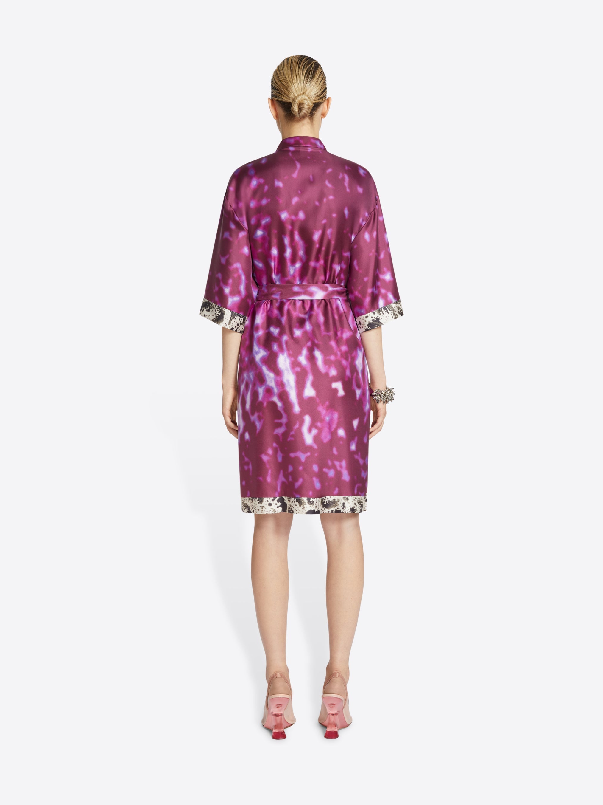 SILK SHIRT DRESS - 4