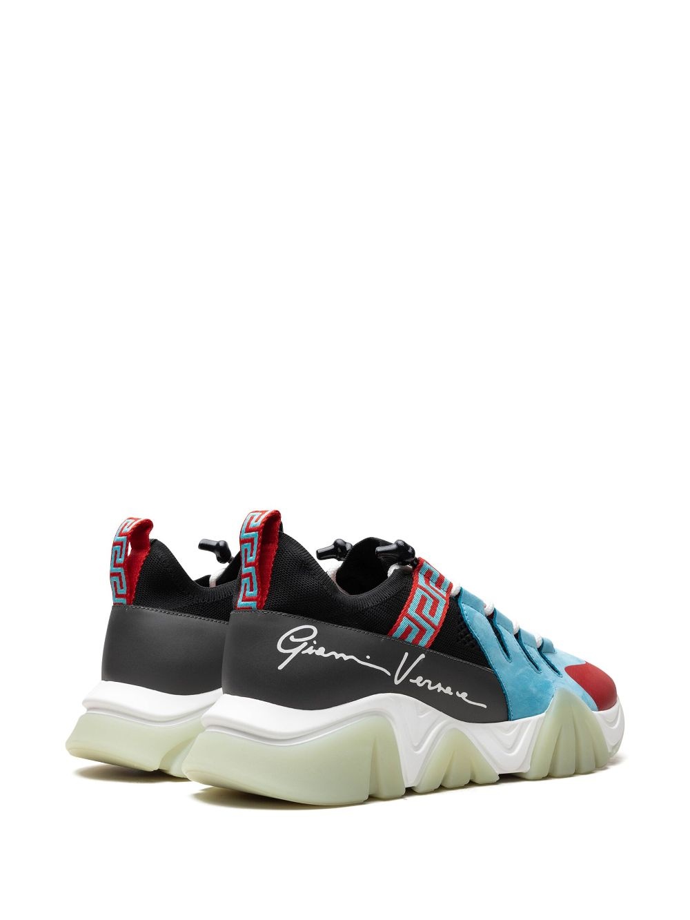 Squalo "Light Blue/Red" sneakers - 3